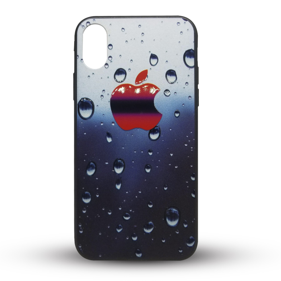Силикон 3D RAIN iPhone XS Max темно-синий | ARAGO