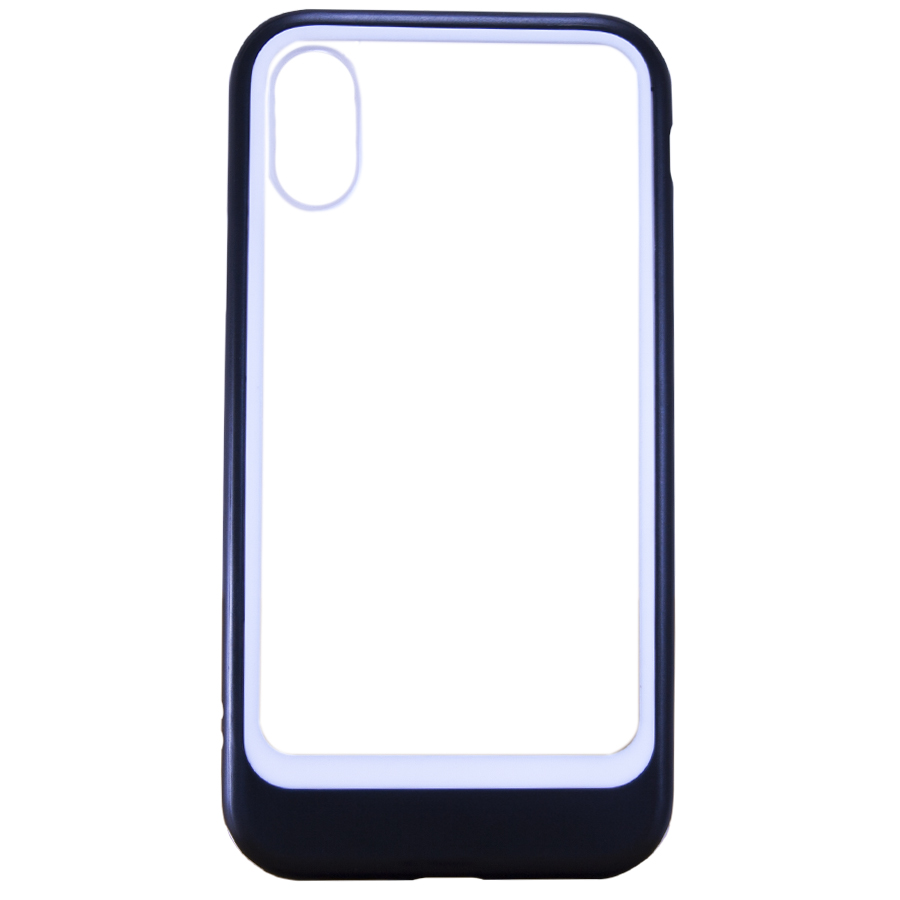 Силикон STATEMENT CASE iPhone XS Max белый/черный | ARAGO