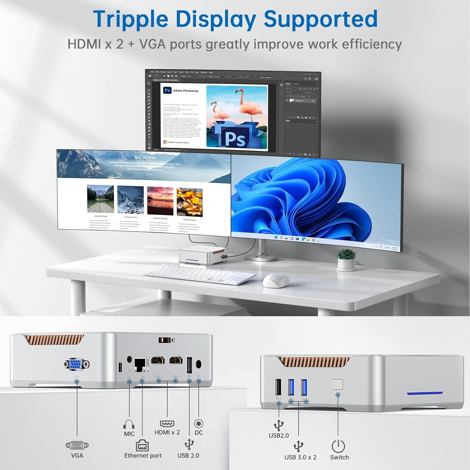 Неттоп NiPoGi GK3 Pro (665878528416) | ARAGO