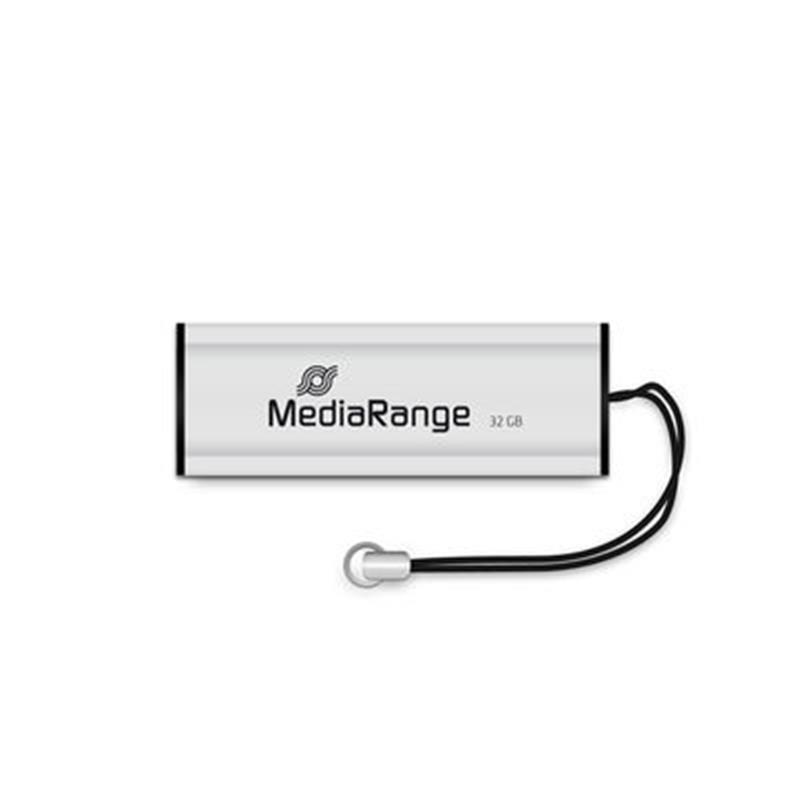 Флеш-накопичувач USB3.0 32GB MediaRange Black/Silver (MR916) | ARAGO