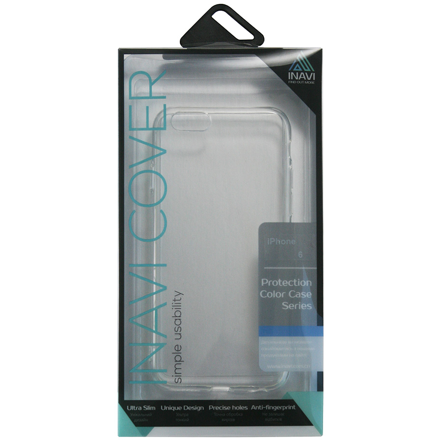 Силикон Inavi SIMPLE COLOR iPhone 5 прозрачный | ARAGO