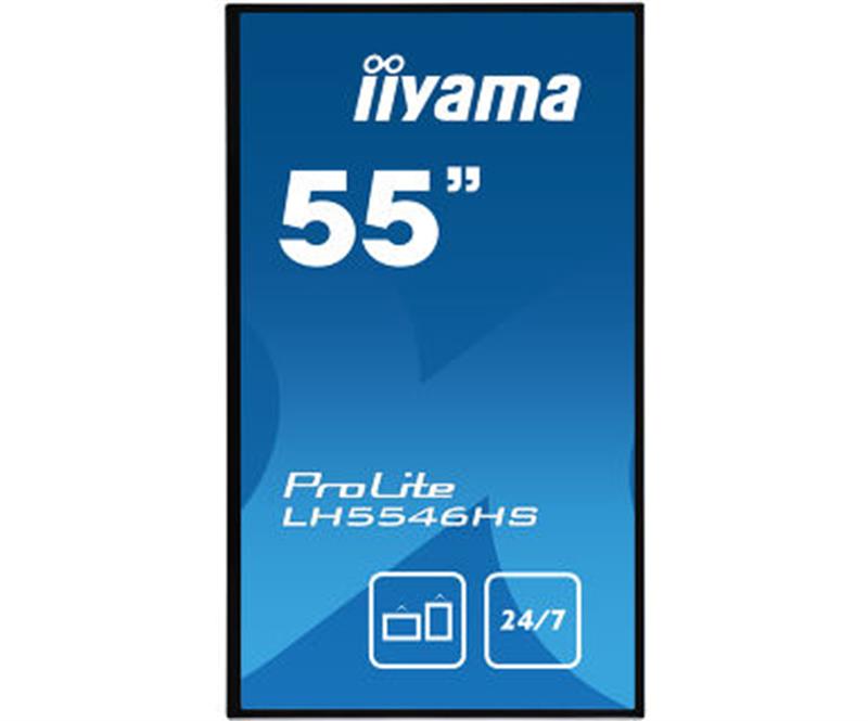 Iiyama 54.6" LH5546HS-B1 IPS Black | ARAGO