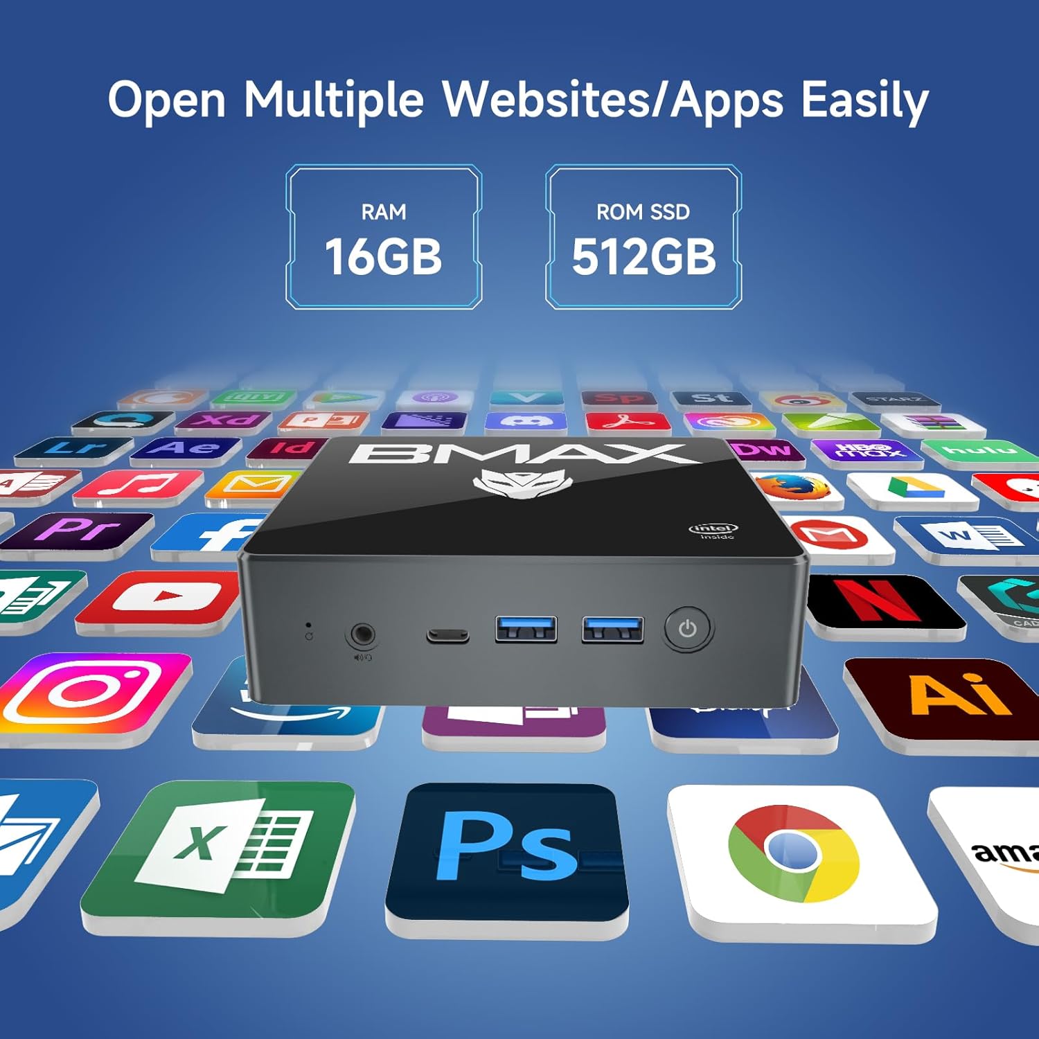 Неттоп BMAX B4 Plus (6972446199768) | ARAGO