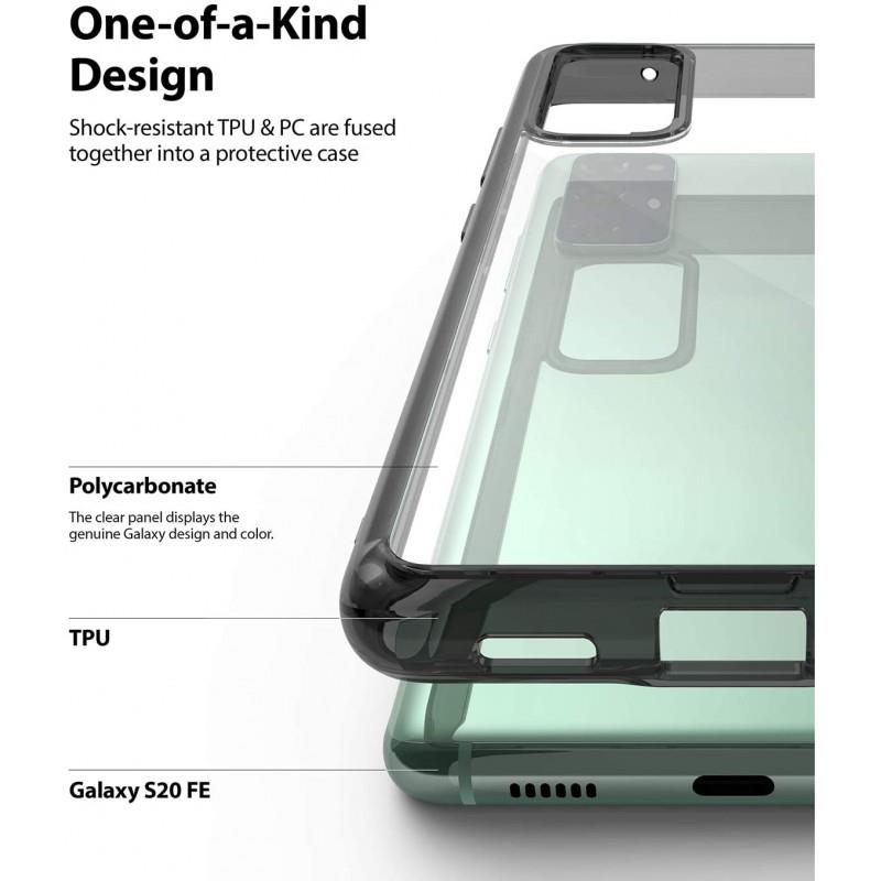Чехол-накладка Ringke Fusion для Samsung Galaxy S20 FE SM-G780 Smoke Black (RCS4802) | ARAGO