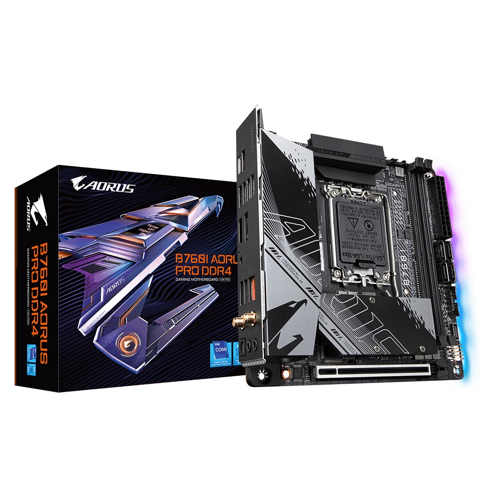 Материнська плата Gigabyte B760I Aorus Pro DDR4 Socket 1700 | ARAGO