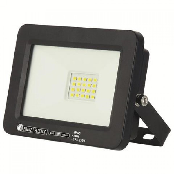 картинка Прожектор світлодіодний LED HOROZ ASLAN, 20W, 1600Lm, 6400K, ІР65 от магазина Компания+