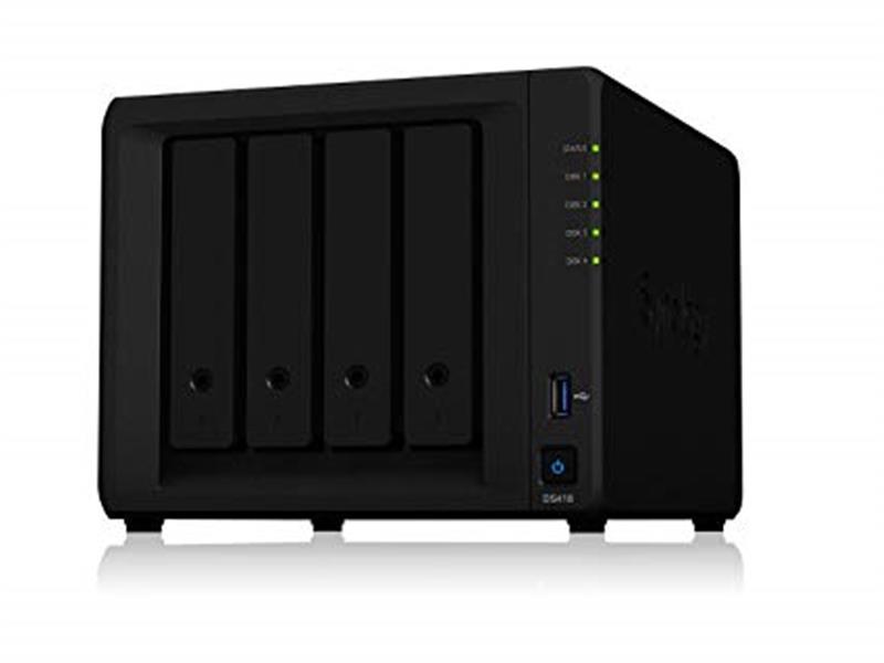 Сетевое хранилище NAS Synology DS418 4x3.5" SATA, 2x1GE, 2xUSB3.0 | ARAGO