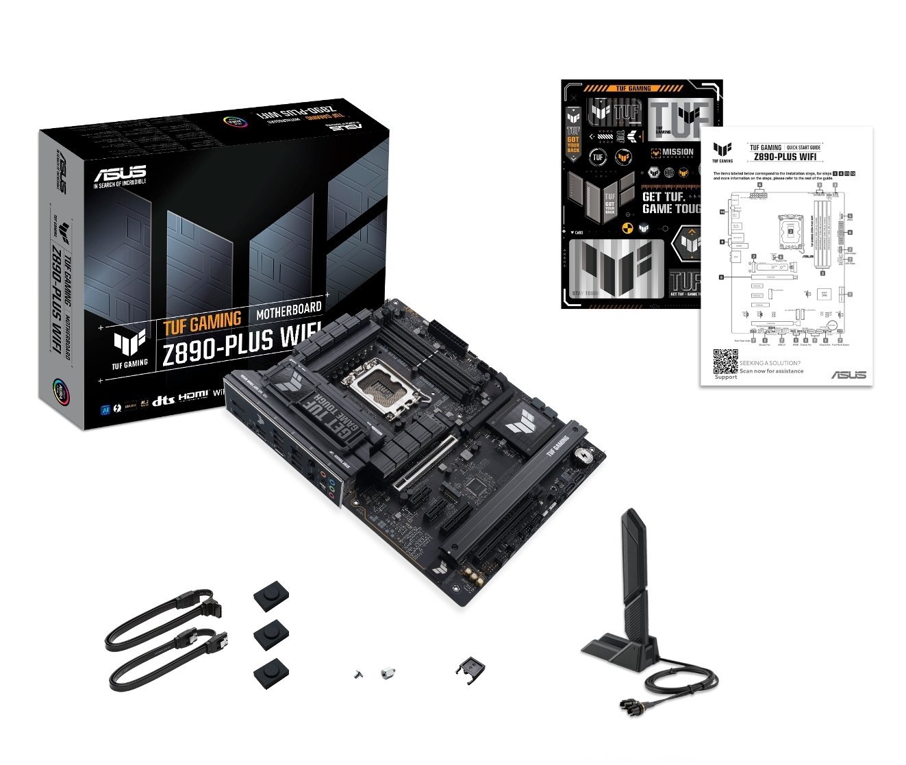 Материнська плата Asus TUF Gaming Z890-Plus WiFi Socket 1851 | ARAGO