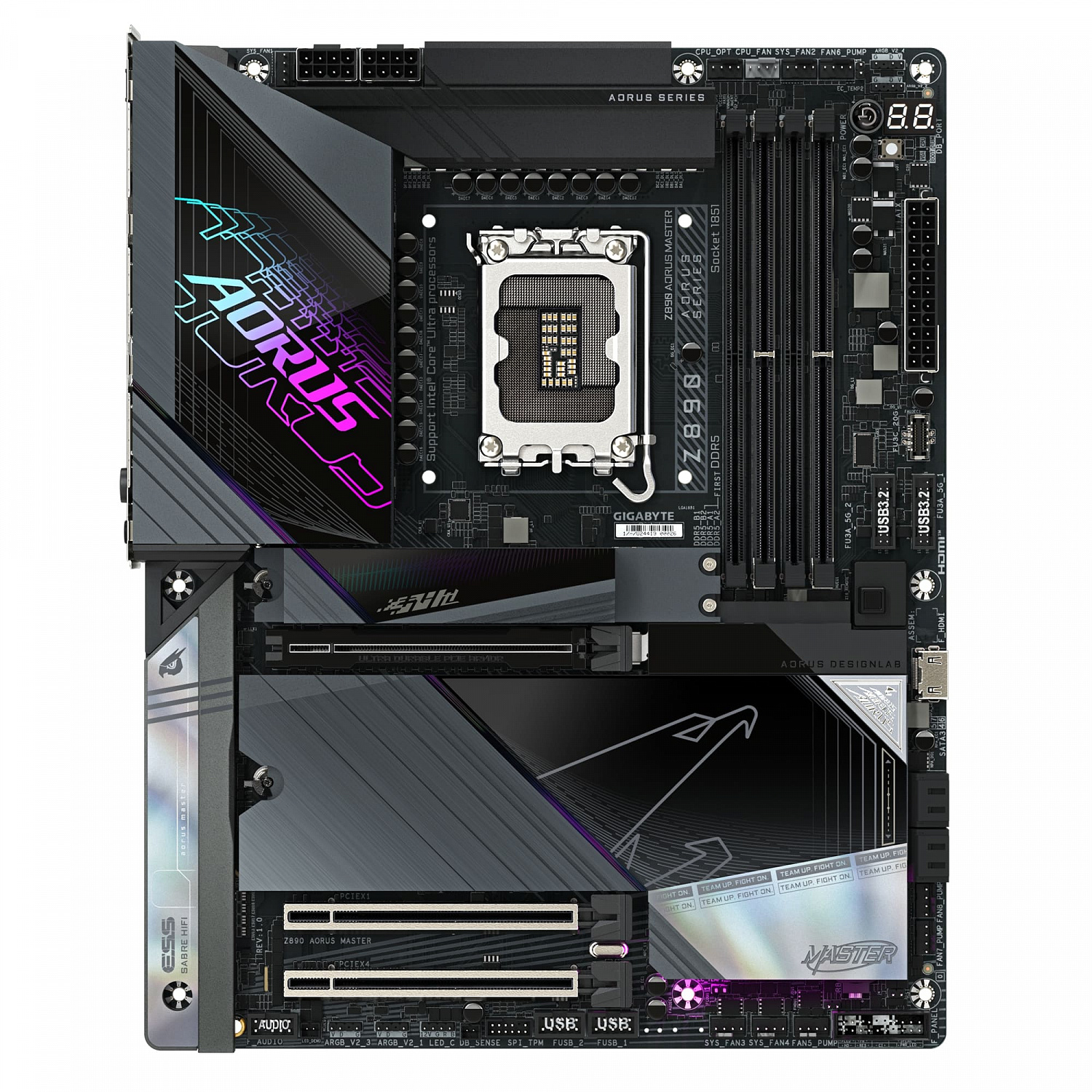 Материнська плата Gigabyte Z890 Aorus Master Socket 1851 | ARAGO