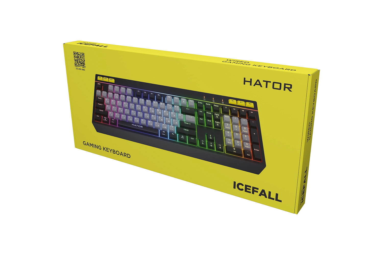 Клавіатура Hator Icefall Black (HTK401UA) | ARAGO