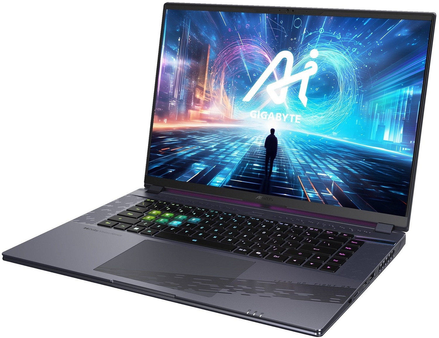 Ноутбук Gigabyte Aorus 16X (2024) (AORUS 16X ASG-63UAC64SH) Midnight Gray | ARAGO