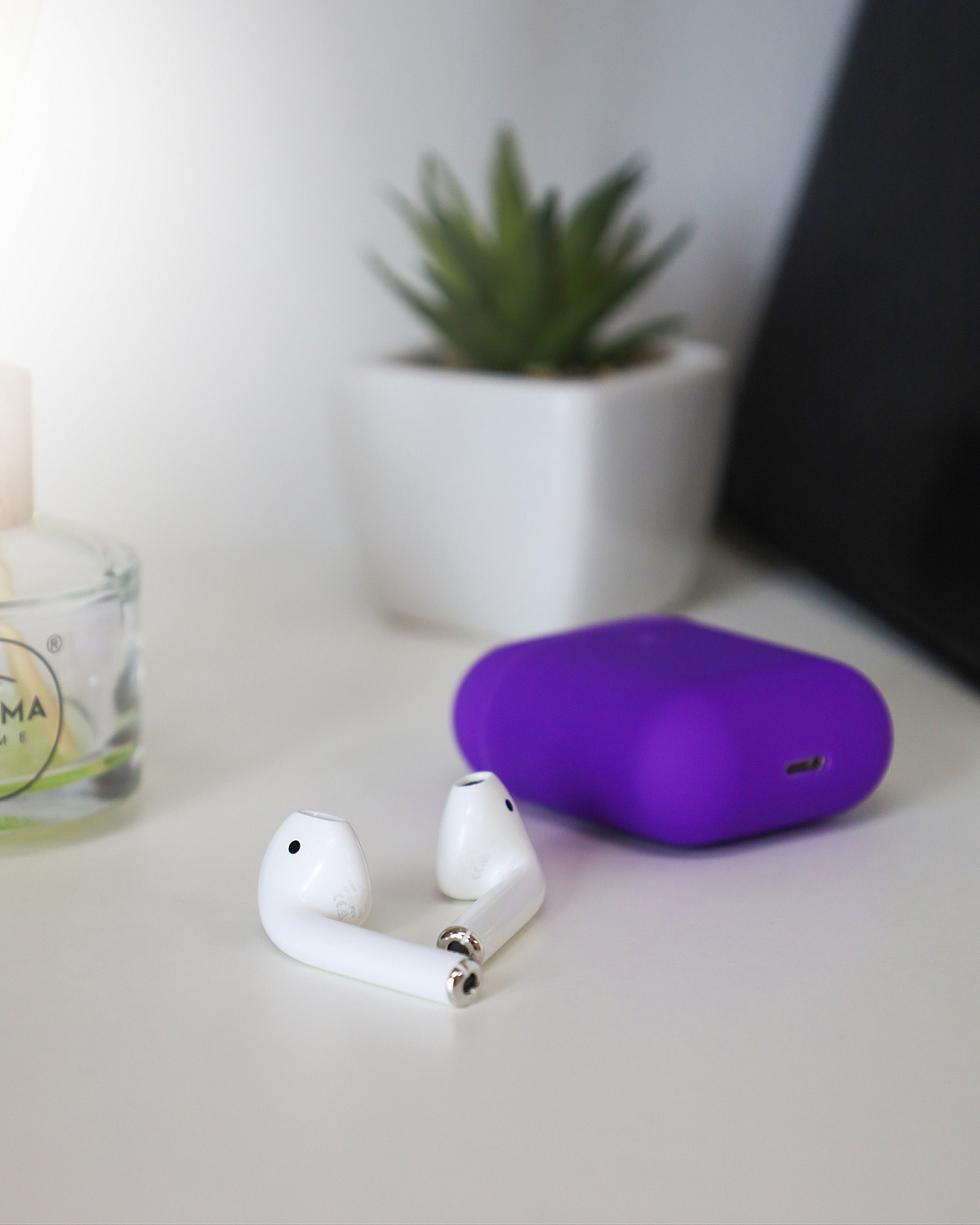 Чехол для Airpods/Airpods2 ULTRA SLIM фиолетовый | ARAGO