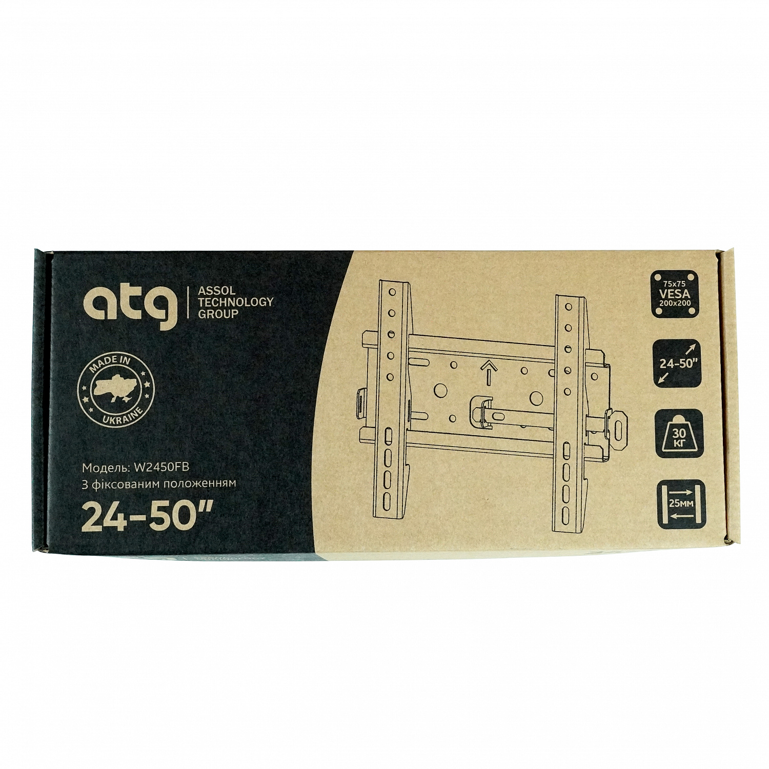 картинка Кронштейн ATG W2450FB (4820276050051) (VESA200х200) от магазина Компания+