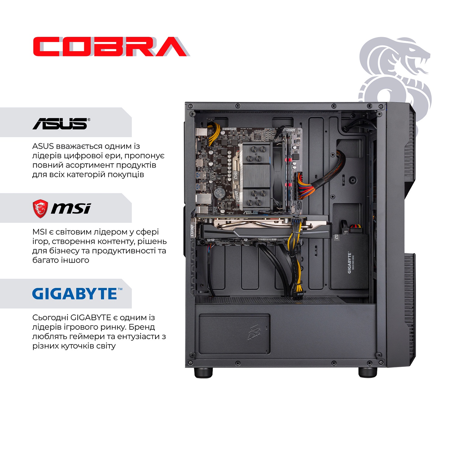 Персональний комп`ютер COBRA Advanced (A36X.16.S5.665XT.19703) | ARAGO