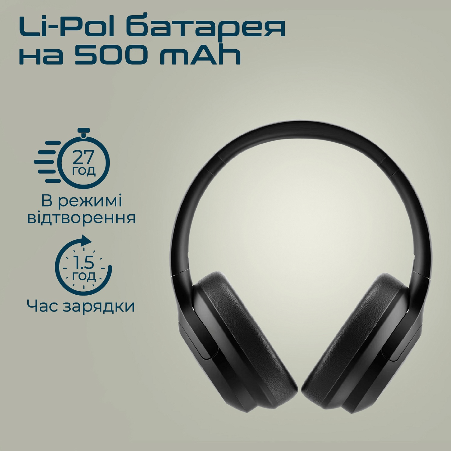 Bluetooth-гарнітура Promate Concord Black | ARAGO