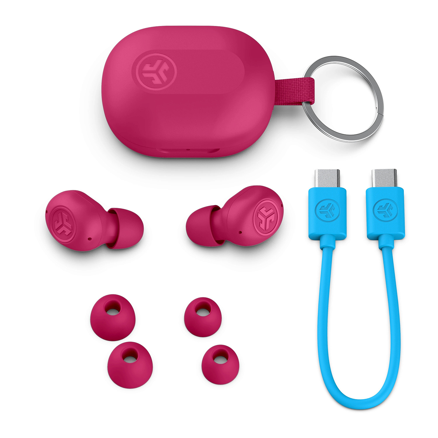 Bluetooth-гарнітура JLab JBuds Mini Pink (IEUEBJBMINIRPNK124) | ARAGO