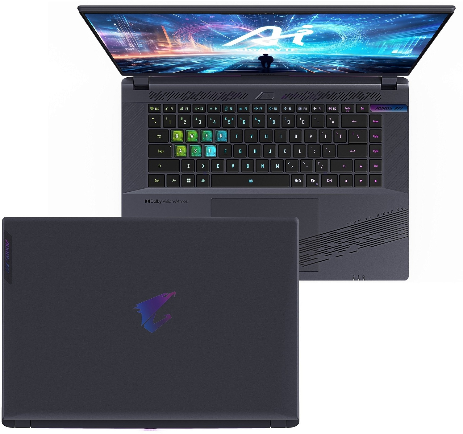 Ноутбук Gigabyte Aorus 16X (2024) (AORUS 16X ASG-63UAC64SH) Midnight Gray | ARAGO