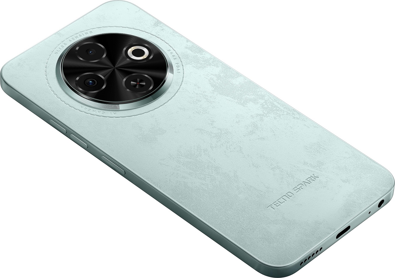 Смартфон Tecno Spark 30C (KL5n) 4/128GB Magic Skeen Green (4894947051807) | ARAGO
