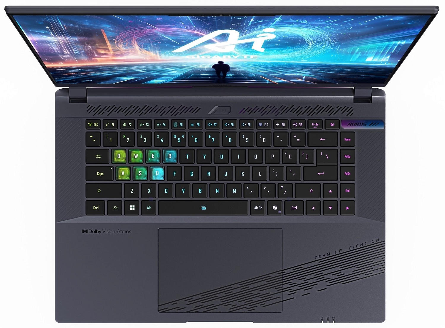 Ноутбук Gigabyte Aorus 16X (2024) (AORUS 16X ASG-63UAC64SH) Midnight Gray | ARAGO