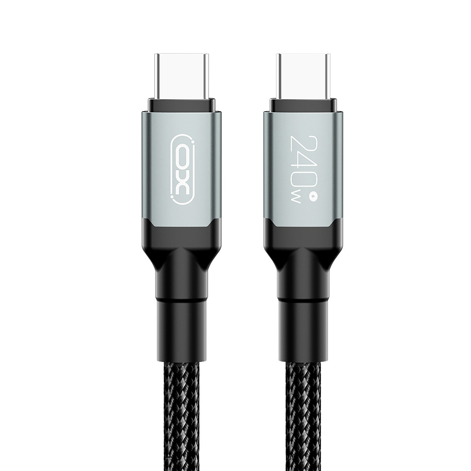 Кабель XO NBQ264A-CC USB Type-C - USB Type-C (M/M), 1 м, Black (NB-Q264A-CC.black) | ARAGO