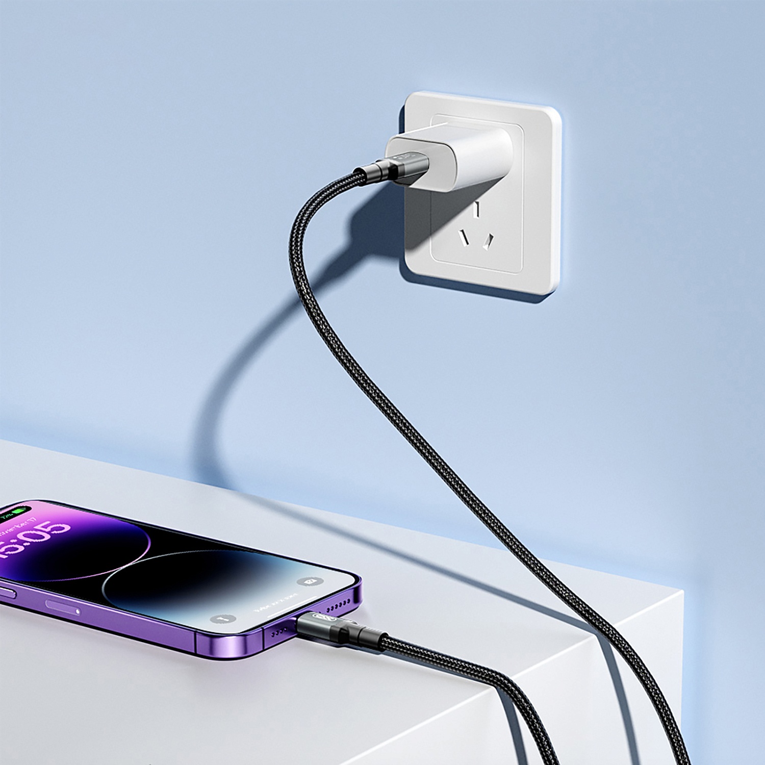 Кабель XO NBQ264A-CC USB Type-C - USB Type-C (M/M), 1 м, Black (NB-Q264A-CC.black) | ARAGO