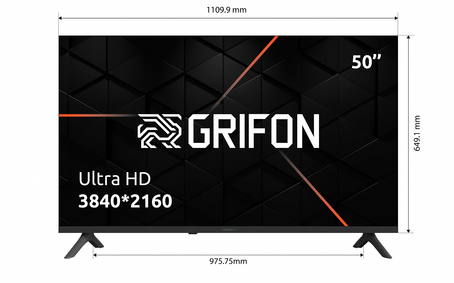 картинка Телевізор Grifon Diva DV50USB от магазина Компания+