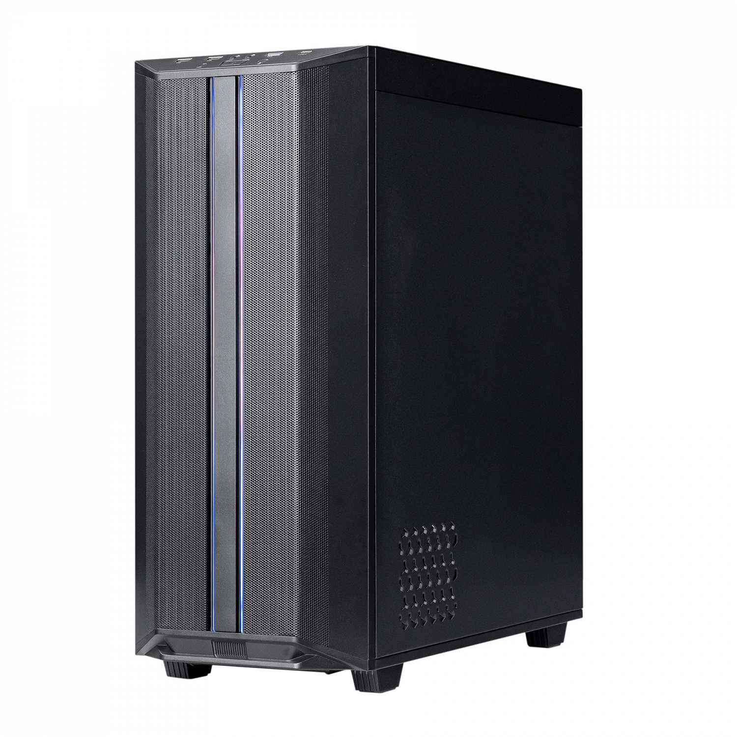 Корпус Prologix E122 Tempered Glass&Mesh Black | ARAGO