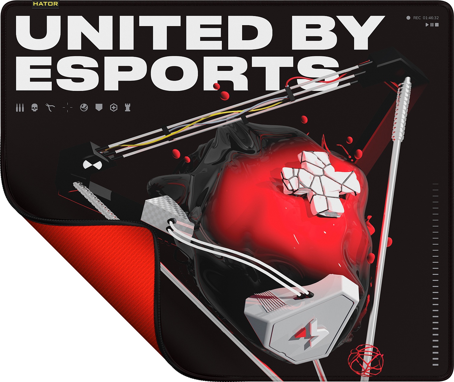 Iгрова поверхня Hator Tonn eSport L Maincast Edition (HTP-033) | ARAGO