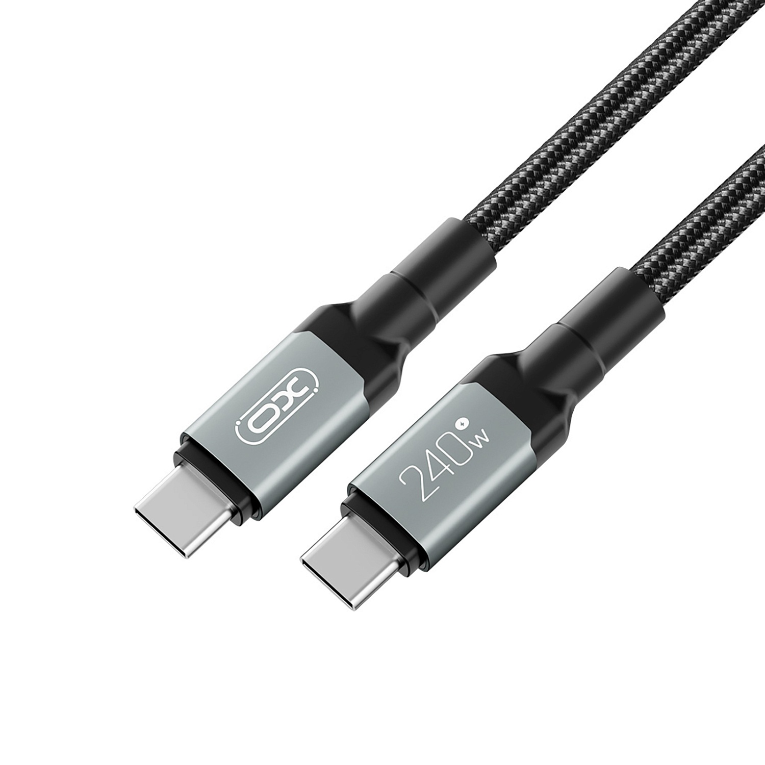 Кабель XO NBQ264A-CC USB Type-C - USB Type-C (M/M), 1 м, Black (NB-Q264A-CC.black) | ARAGO