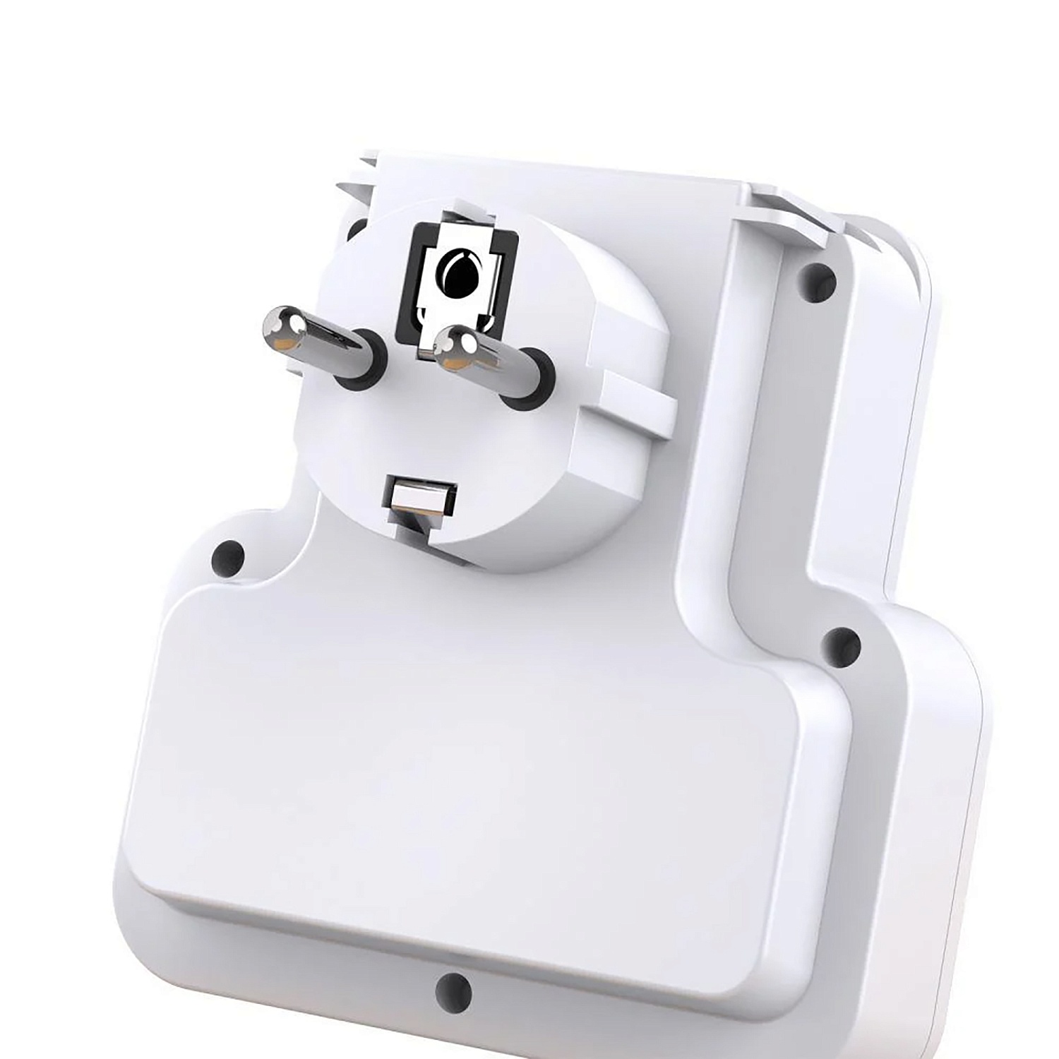 Мережевий зарядний пристрій XO WL09 (2 розетки 4000W; 2USB 2.4A) White (WL09.white) | ARAGO