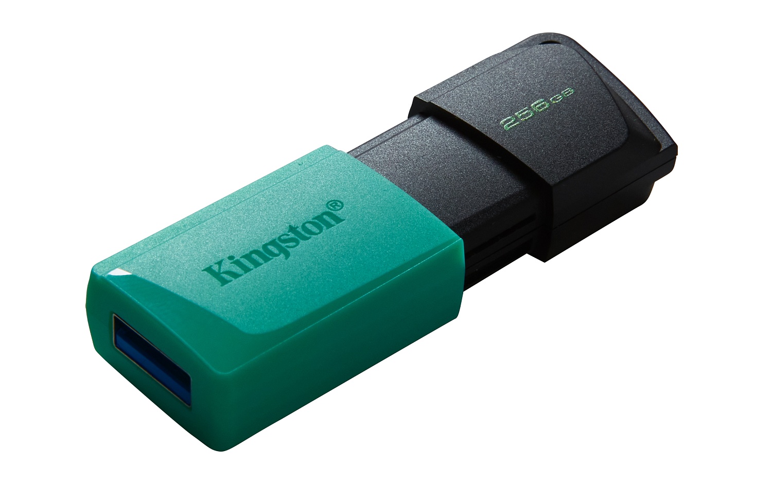 Флеш-накопичувач USB3.2 256GB Kingston DataTraveler Exodia M Black/Teal (DTXM/256GB) | ARAGO