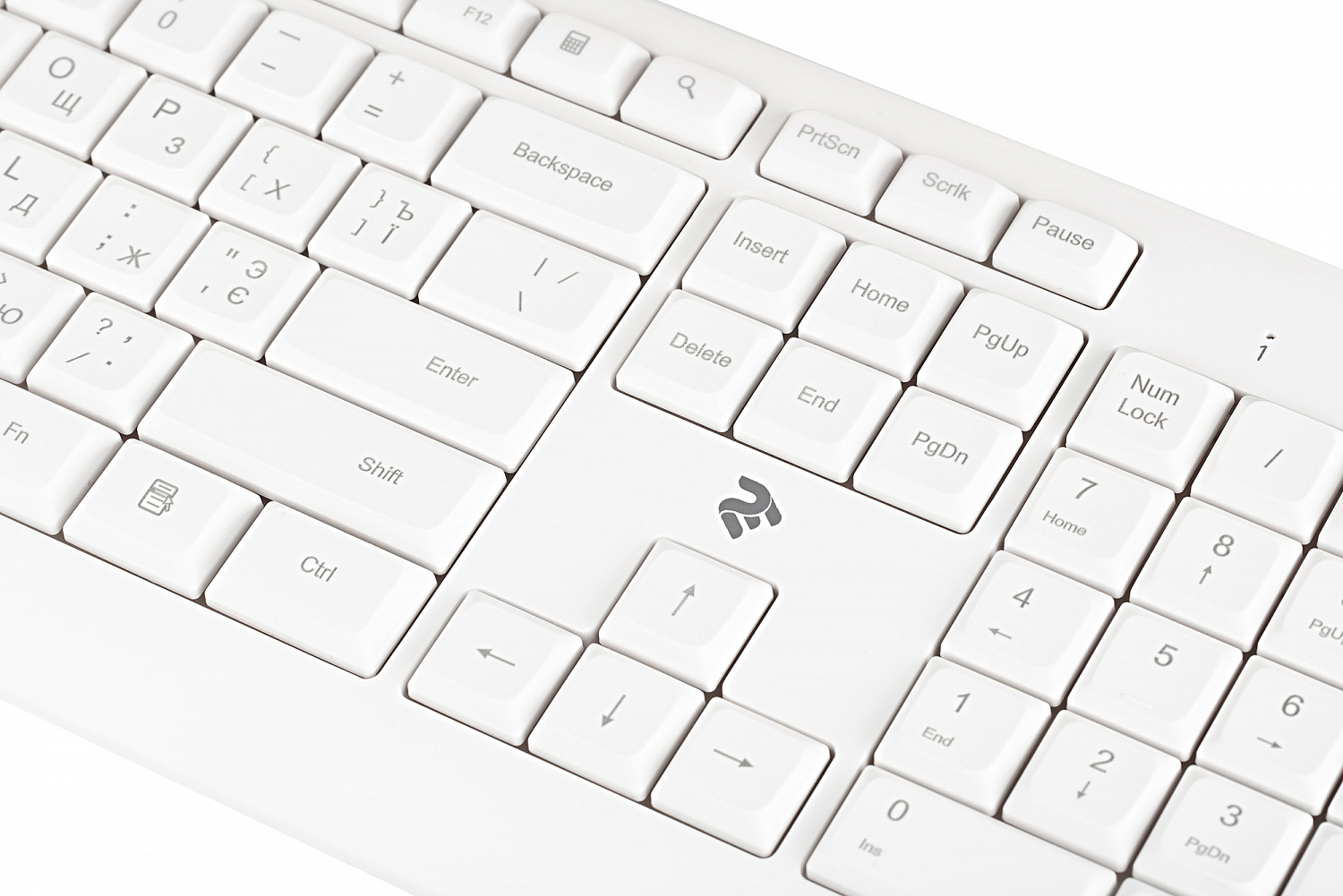 Клавіатура бездротова 2E KS220 WL Ukr White (2E-KS220WW) | ARAGO