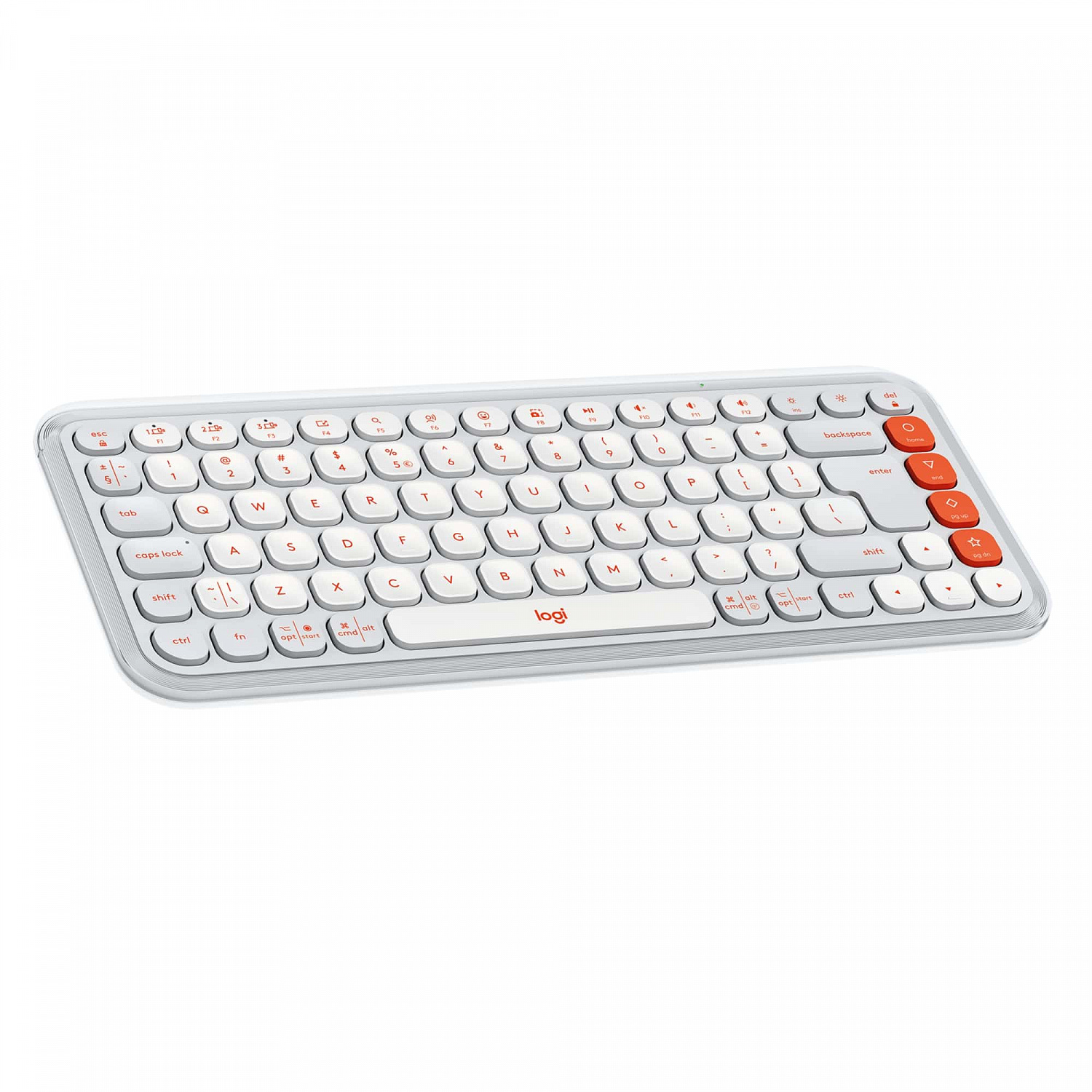 Клавiатура бездротова Logitech Pop Icon Keys Off White (920-013072) | ARAGO