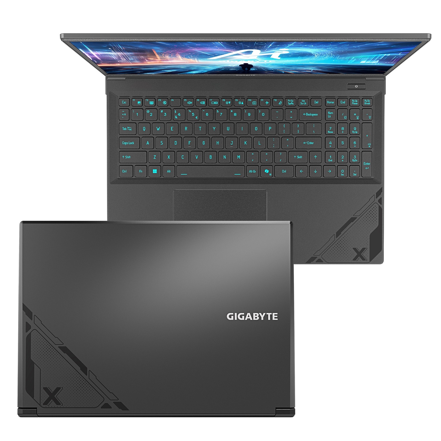 Ноутбук Gigabyte G6X 9KG 2024 (G6X 9MG-42UA853SD) Gunmetal Gray | ARAGO