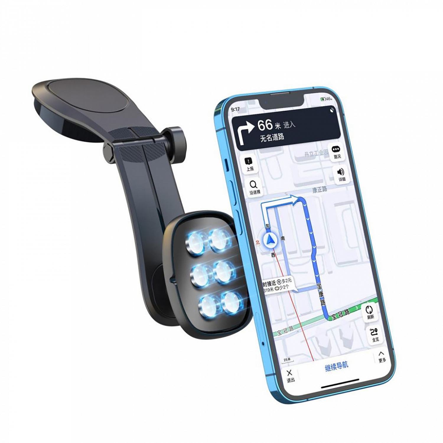 Тримач автомобільний XO C101.black | ARAGO