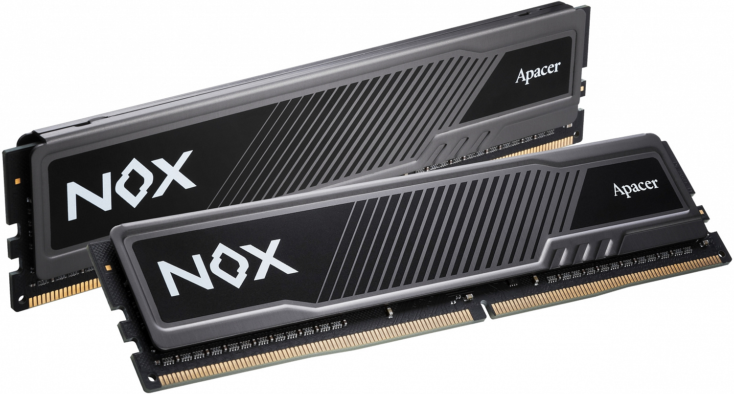 Модуль пам`ятi DDR4 2x8GB/2666 Apacer NOX (AH4U16G26C08YMBAA-2) | ARAGO