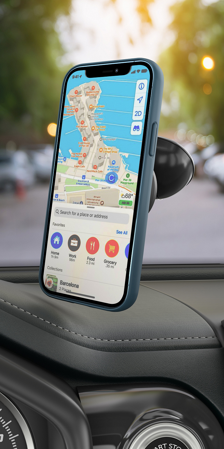 Тримач магнітний універсальний Luxe Cube чорний (4826668690010) | ARAGO