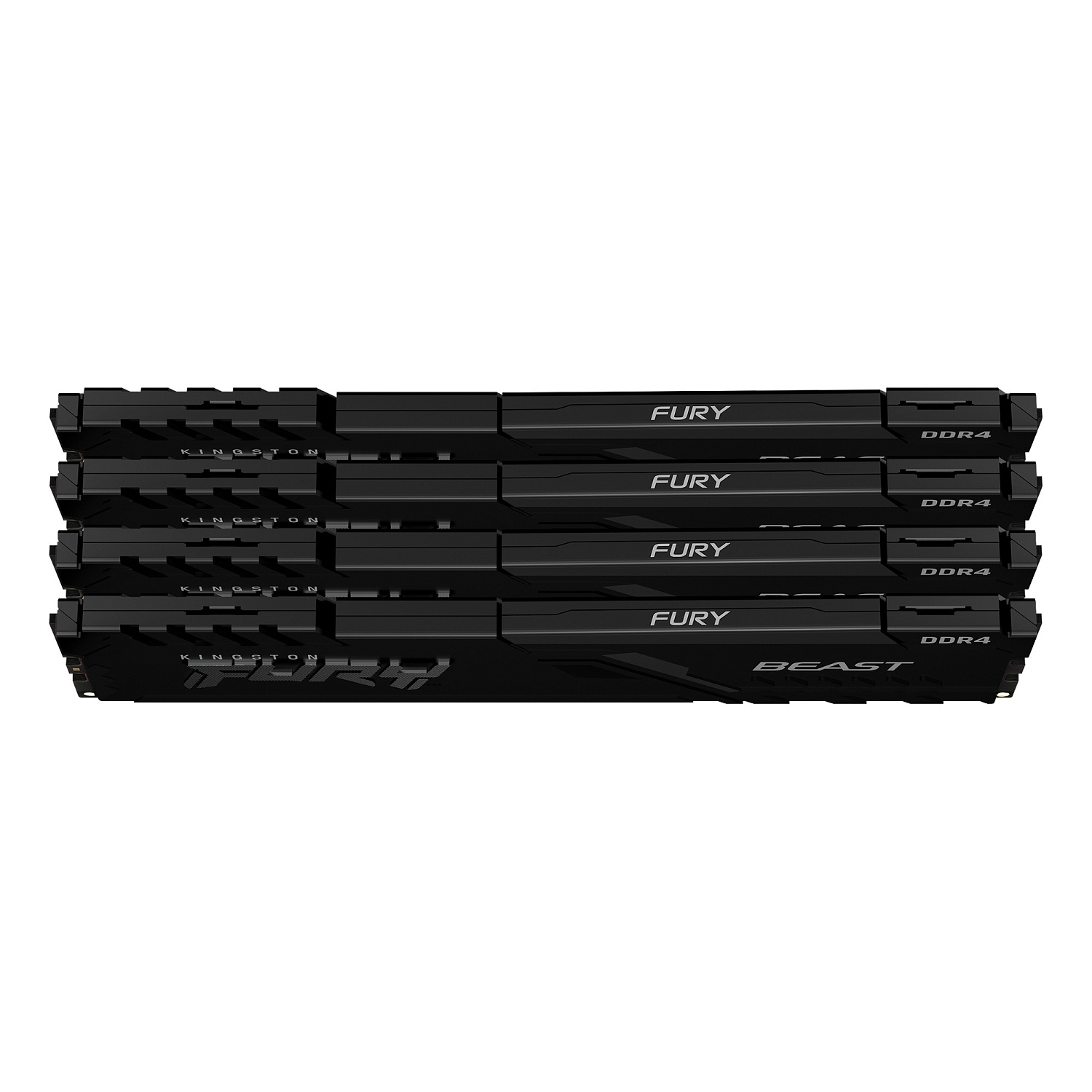 Модуль пам`ятi DDR4 4x16GB/3200 Kingston Fury Beast Black (KF432C16BBK4/64) | ARAGO