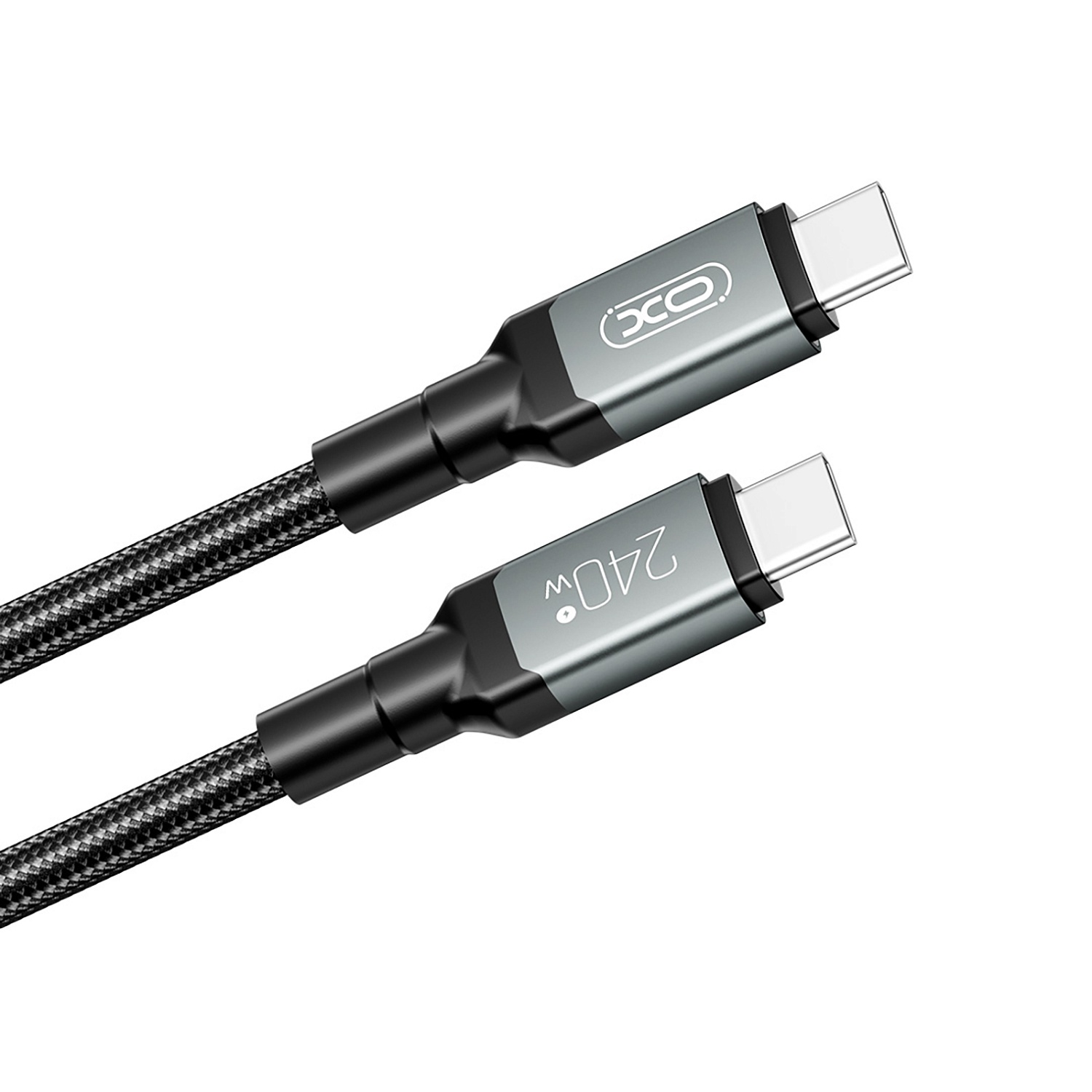 Кабель XO NBQ264A-CC USB Type-C - USB Type-C (M/M), 1 м, Black (NB-Q264A-CC.black) | ARAGO