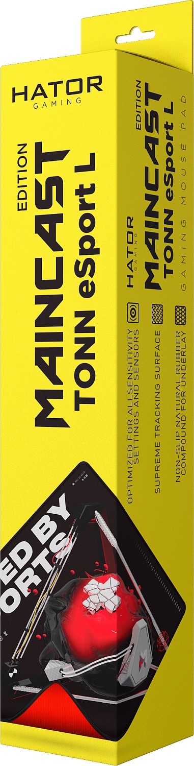 Iгрова поверхня Hator Tonn eSport L Maincast Edition (HTP-033) | ARAGO