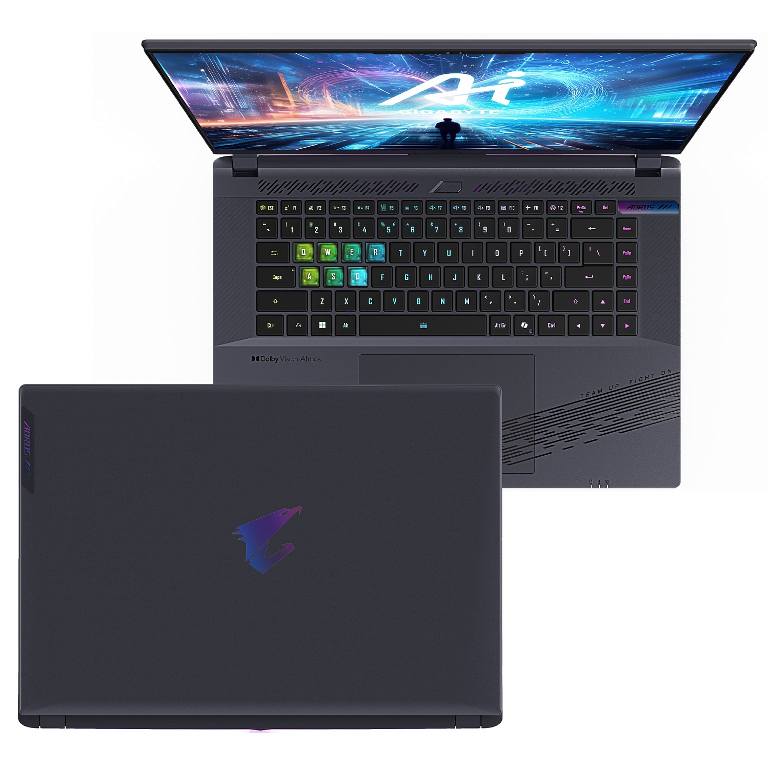 Ноутбук Gigabyte Aorus 16X 9KG 2024 (AORUS 16X 9KG-43UAC54SD) Midnight Gray | ARAGO