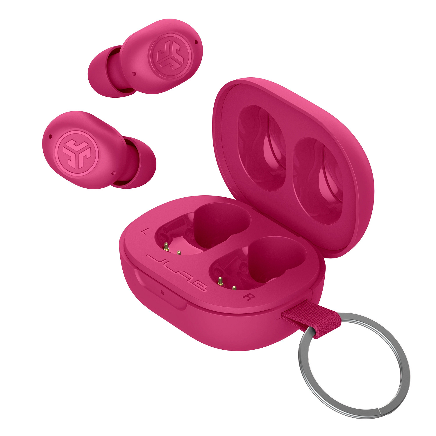 Bluetooth-гарнітура JLab JBuds Mini Pink (IEUEBJBMINIRPNK124) | ARAGO