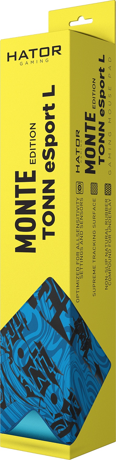 Iгрова поверхня Hator Tonn eSport L Monte Edition (HTP-034) | ARAGO