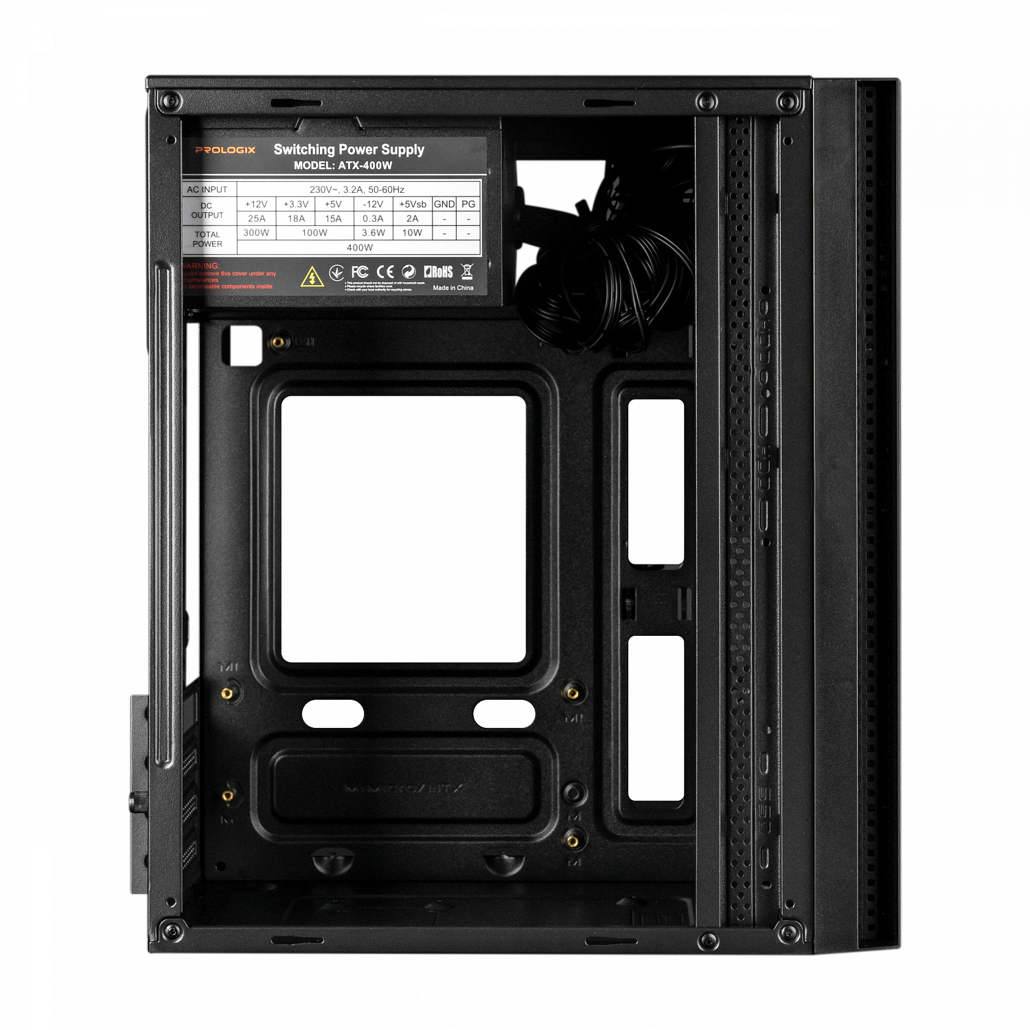 Корпус Prologix E124 400W Black | ARAGO
