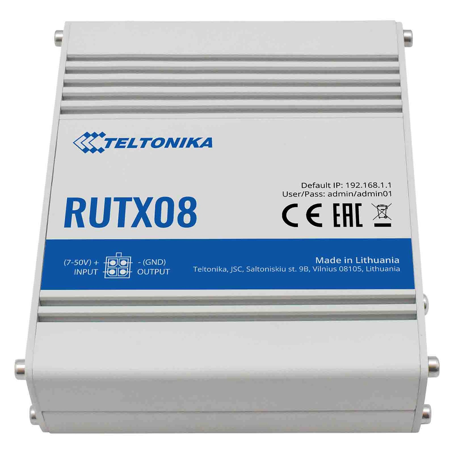 Маршрутизатор Teltonika RUTX08 (RUTX08000000) | ARAGO