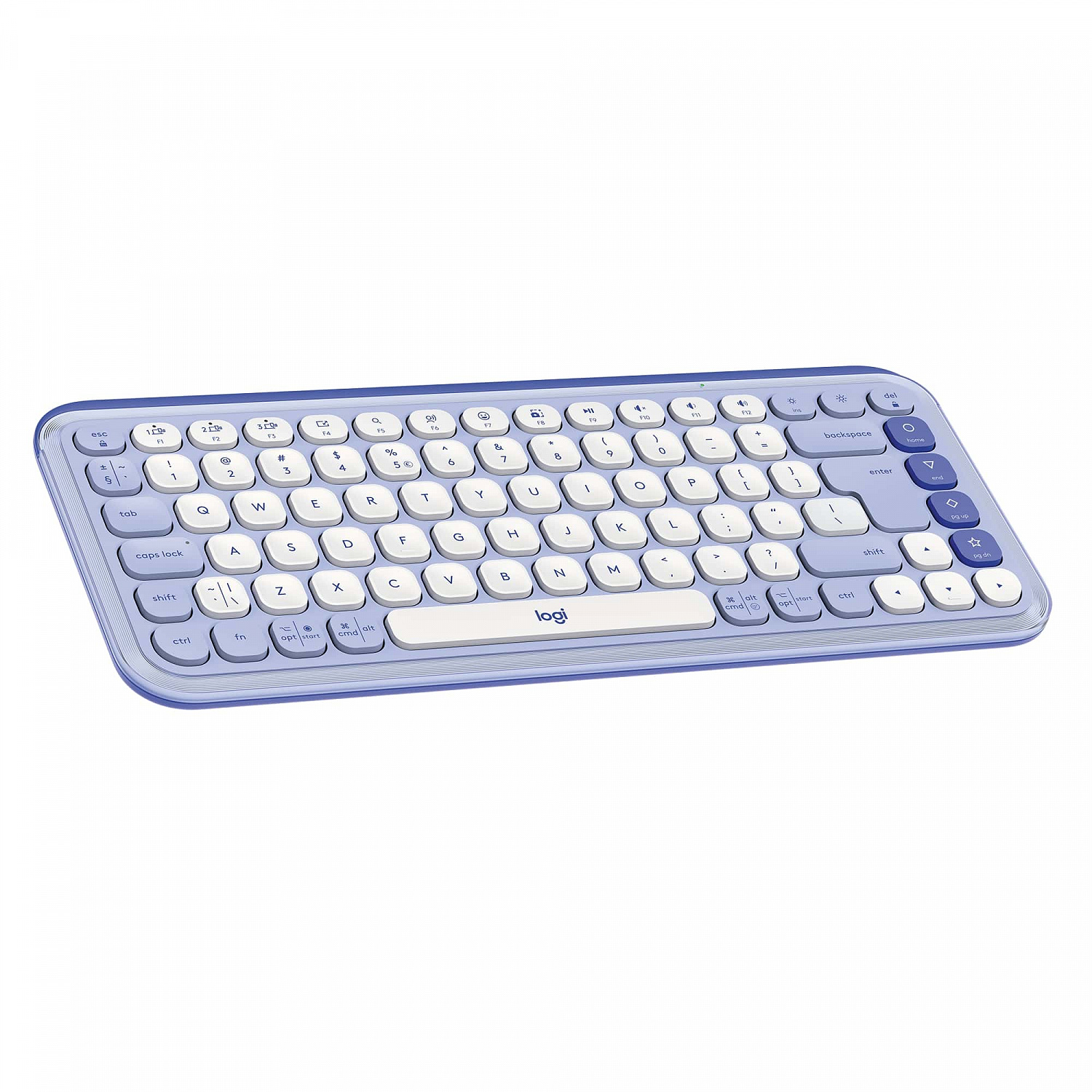 Клавiатура бездротова Logitech Pop Icon Keys Lilac (920-013074) | ARAGO